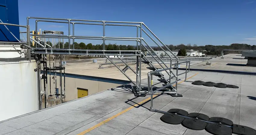Kee Crossover Kee Step Crossover for Georgia Pacific Silo Access | Kee Safety - Kee ...