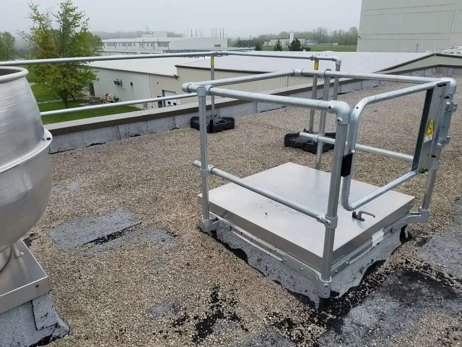 Hazard Hatching Fall Hazards During Solar Panel Installation - Kee Safety