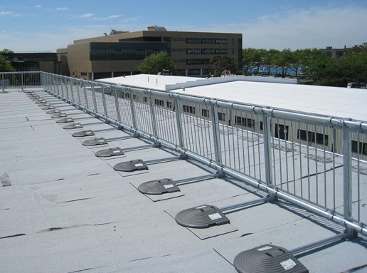 KeeGuard con paneles de relleno | Protección contra caídas en tejados | Barandilla de seguridad