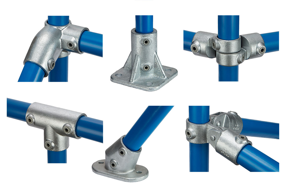 SIZE-8 KEE KLAMP Pipe Clamp Fitting Handrail System Railing Structure Connectors