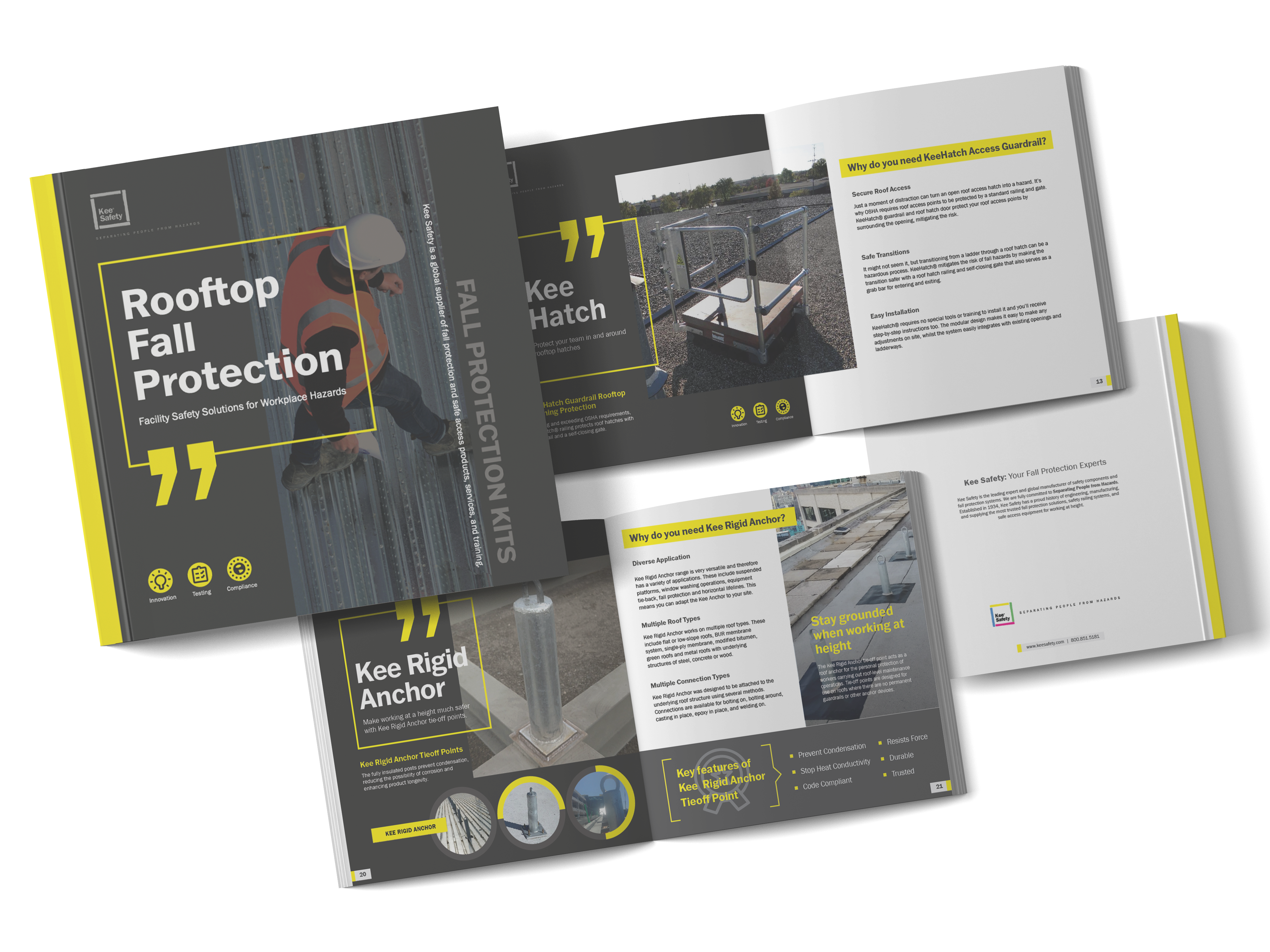 Square Brochure Mockup