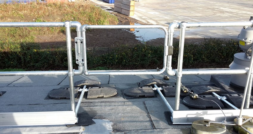 KeeGuard® ladder kits are a non-penetrating fall protection solution